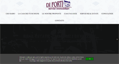 Desktop Screenshot of diforti-serviziimmobiliari.it