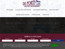 Tablet Screenshot of diforti-serviziimmobiliari.it